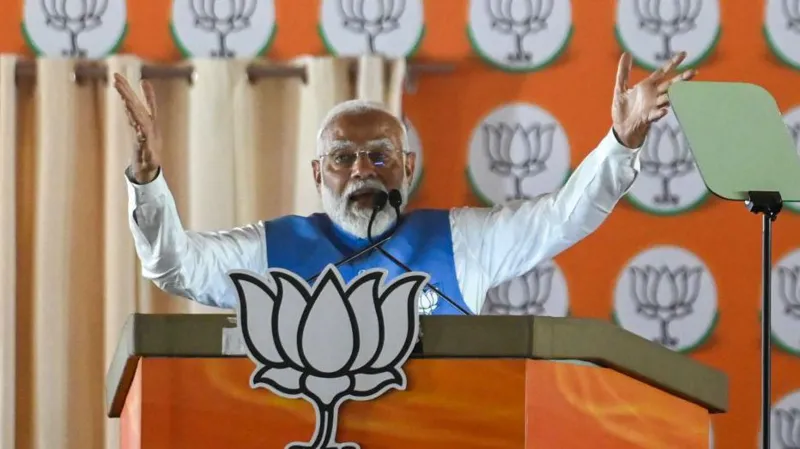 India’s Prime Minister Narendra Modi is likely to win a third consecutive term in office, exit polls suggest.