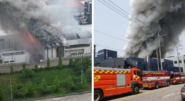 19 trapped in South Korea battery plant fire