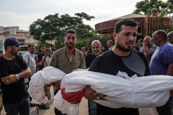 64 killed as Israeli strikes hit central Gaza